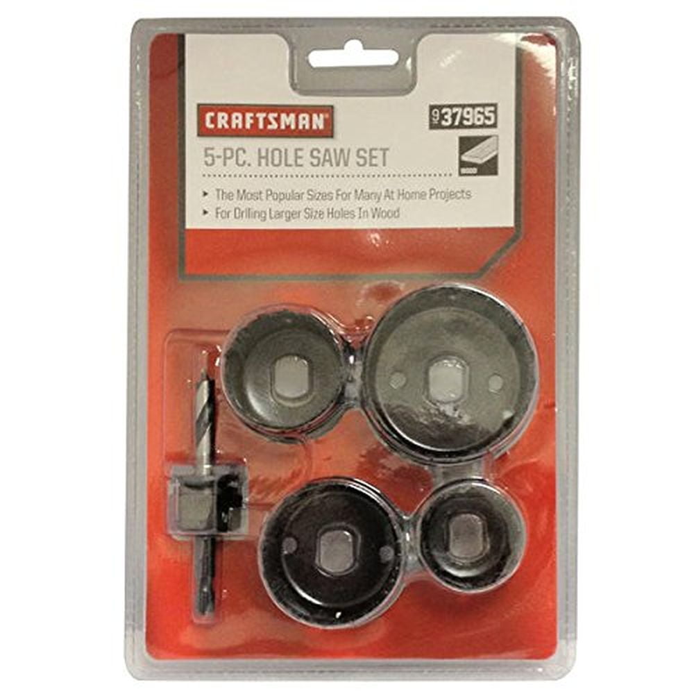 Craftsman 937965 Hole Saw Set, 5 Piece