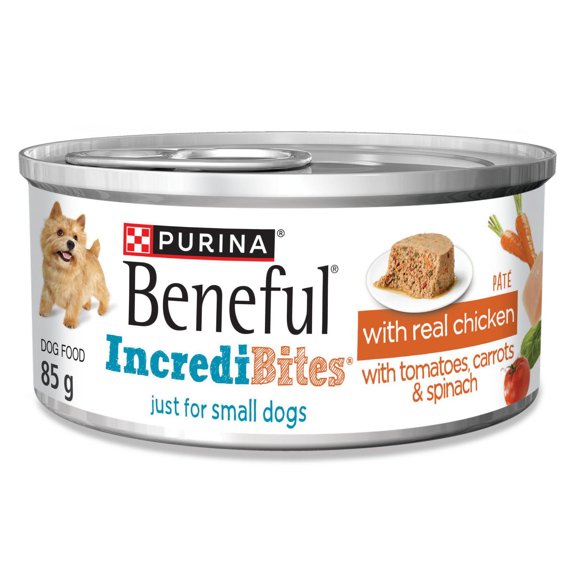 Beneful IncrediBites avec du Vrai Poulet Pâté, Nourriture pour Chiens 85 g