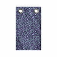 thumbnail image 1 of Leopard Hanging Pocket Organizer, Abstract Theme Cheetah Puma Skin Rhythmic Illustration, Printed Polyester Storage Bag with Pockets, 9" x 16", Cadet Blue Quartz, 1 of 2