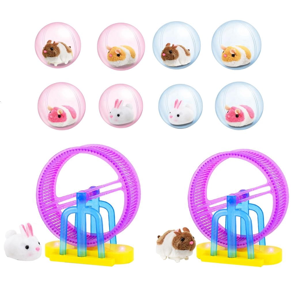 Smart Balls Toy Wheel Rolling Rabbit-shape Kitten Self-moving Toy for Indoor Electronic Smart Self-Rolling