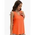 thumbnail image 5 of Womens Tank Tops V Neck Summer Trendy Casual Loose Fit Flowy Sleeveless Shirts, 5 of 6