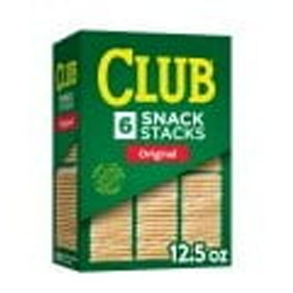 Club Snack Stacks Original Crackers, Lunch Snacks, 6 Count