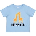 thumbnail image 3 of Inktastic Big Sister Announcement Girls Giraffe Girls Toddler T-Shirt, 3 of 5