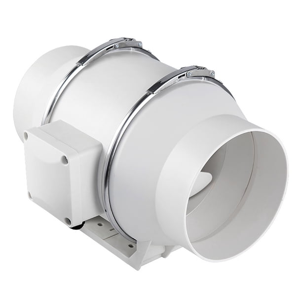 Extractor Aire 4/5 Pulgadas Ventilador Conducto 220V Campana Extractora Ventilación Baño Limpieza Aire Pared (4 Pulgadas)