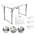 thumbnail image 1 of Mesa Plegable De Plástico Portátil Resistente Jardin 1.20 Mt Xtellar Color Blanco, 1 of 3