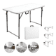 thumbnail image 1 of Mesa Plegable De Plástico Portátil Resistente Jardin 1.20 Mt Xtellar Color Blanco, 1 of 3