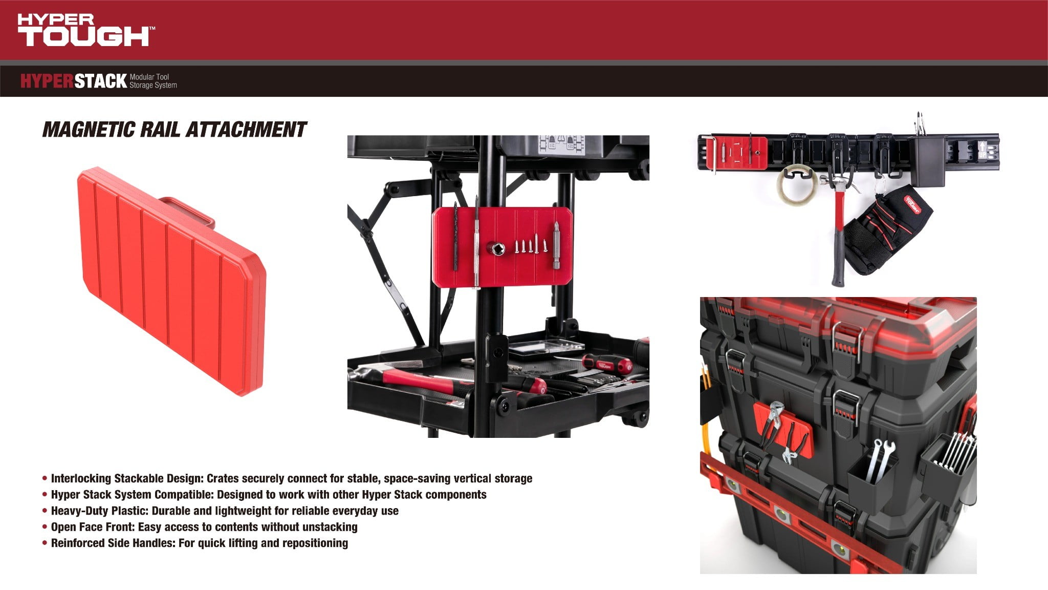 Hyper Tough Hyper Stack Magnetic Rail Attachment
