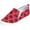Red, variant on All Over Pumpkin Slip On Flats, Halloween Jack O Lantern Canvas Shoes, Women All Over Pumpkin Print Slip On Canvas Shoes Elastic Gore Low Top Halloween Fall Casual Comfort Walking Flats, Saffron 6.5
