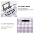 thumbnail image 5 of Balery Luggage Cover Purple Checkboard Print Suitcase Covers for Luggage Elastic Washable Suitcase Protector Fits 18-32 Inch Luggage-Small, 5 of 9