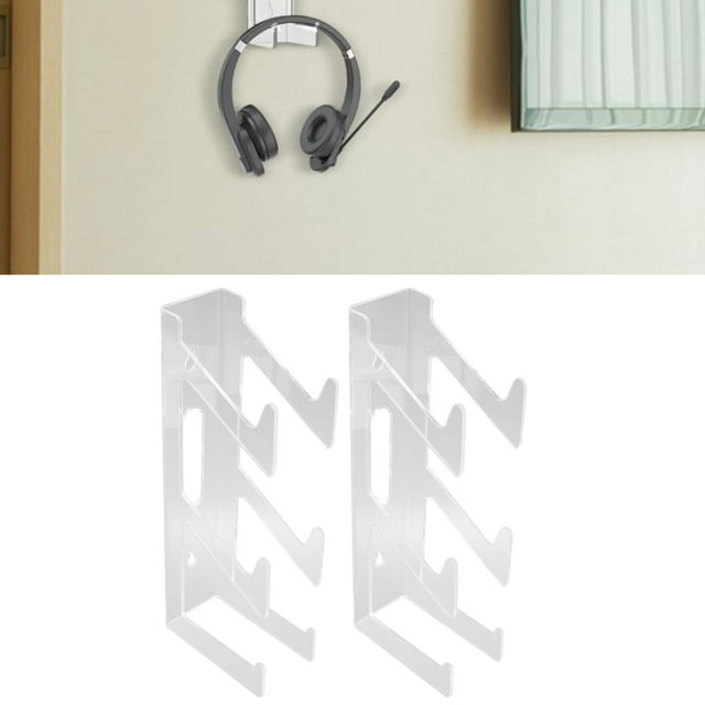Accessoires 2 Pcs Support de Manette Accessoires de Jeu Adaptés à Presque Tous les Manettes Support Mural en Acrylique