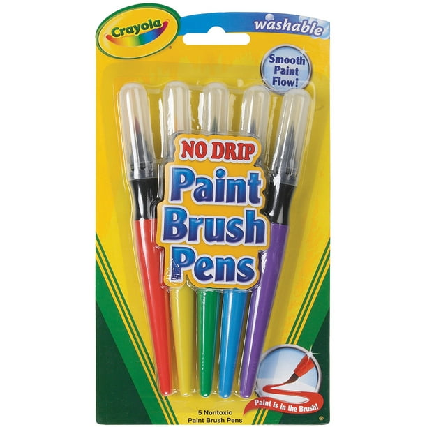 Crayola Paint Brush Pen Set, 5Colors