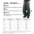 thumbnail image 5 of Mrmall Mens Baggy Jeans Y2k Skater Vintage Plain Pants Casual Wide Leg Jeans Loose Fit Denim Jeans Streetwear, 5 of 5