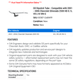 thumbnail image 2 of Oil Dipstick Tube - Compatible with 2001 - 2006 Chevy Silverado 2500 HD 8.1L V8 L18 VIN G 2002 2003 2004 2005, 2 of 2