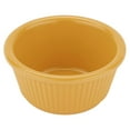 thumbnail image 2 of 3 oz. 3.25 inch Fluted Ramekin 1.75 inch Deep Tropical Yellow Melamine 48 Ct, 2 of 3