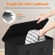 thumbnail image 5 of 1 Piezas Cesto Ropa Sucia Estrecho con Tapa 65L, Cesta Ropa Sucia con Asas Extendidas, Cesta de Almacenamiento, Cubo Ropa Sucia Pequeño Plegable para Baño, Dormitorio, Lavadero, 5 of 9