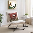 thumbnail image 5 of Outdoor Throw Pillows Covers 18X18 Set of 2 Waterproof Vintage Farmhouse Decorative Zippered Cushion Covers for Patio Furniture, Rooster Red Barn Daisies Lumbar Pillowcases Red, 5 of 8