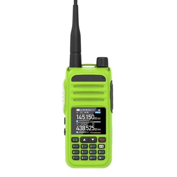 VHF A36plus UHF // AM / FM Handie-Talkie Transceptores de radio multibanda Verde