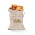 thumbnail image 7 of Limei Grocery Bags Breathable Extra Large Bread Drawstring Bags Reusable Natural for Picnic, 7 of 7