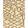 thumbnail image 1 of Ahgly Company Indoor Rectangle Abstract Brown Gold Solid Area Rugs, 4' x 6', 1 of 6