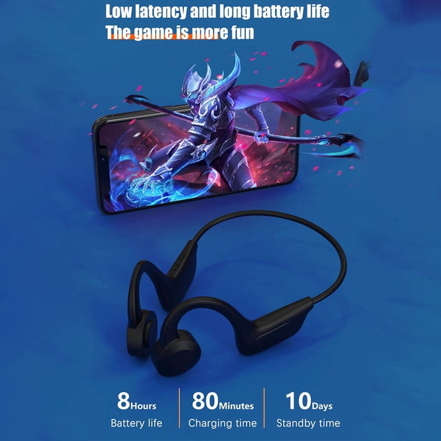 Auriculares Bluetooth, auriculares inalámbricos de conducción ósea, auriculares de oído abierto, auriculares deportivos, muy recomendados