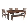 thumbnail image 3 of Intercon Furniture Kona Transitional Wood Backless Dining Bench in Brown, 3 of 3