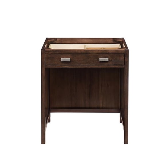 James Martin Vanities E444-CU30-MCA 30 in. Addison Free-Standing Makeup Countertop Unit  Mid Century Acacia