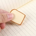 thumbnail image 3 of Bread Eraser, Creative Cartoon Toast Design for Children's Art Projects (3pcs), 3 of 6