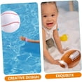 thumbnail image 4 of PinesC Beach Ball Outdoor Balloon Inflator Pump Beach Balls Sports Floating Globe Mini Football Outdoor Pool Ball Floating Balls for Beach Decorations Pvc, 4 of 5