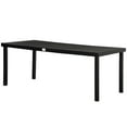 thumbnail image 1 of CoSoTower Patio Dining Table for 8, Rectangular Aluminum Outdoor Table for Garden Lawn Backyard, Black, 1 of 7