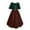 Brown, variant on Frostluinai Plus Size Medieval Dress Renaissance Costume For Women Corset Gothic Renaissance Dress Patchwork Off Shoulder Flare Sleeve Vintage Irish Long Under Dress Victorian Dress Ball Gowns