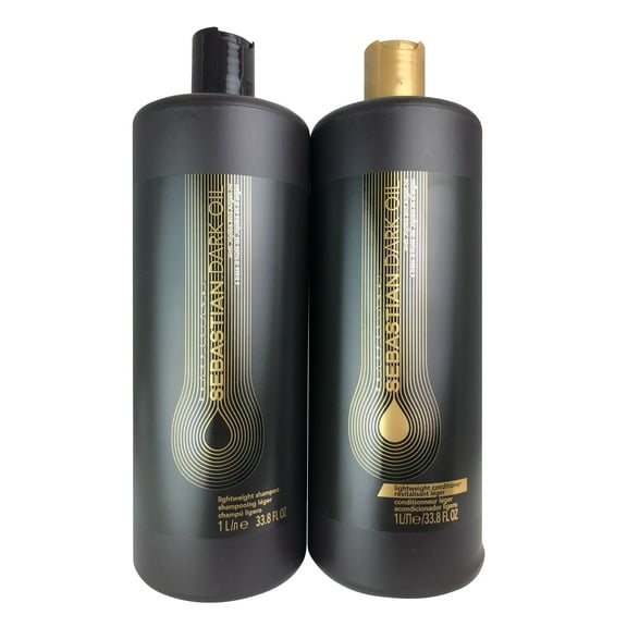 Sebastian Dark Lightweight Shamp and Cond Duo 33.8 oz With Jojoba And Argan
