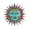 A, variant on Colorful Sun Face Metal Wall Art Decor,Iron Wall Hanging Ornament,Waterproof Outdoor Sculpture for Yard,Patio,Fence,Living Room,Balcony,Home Decor
