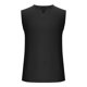 thumbnail image 5 of Camisetas de Cuello en V Hombres sin Mangas Color Sólido Casual Top Poliéster Tanque de Fitness para el Verano, Cuello de Soporte Ropa Deportiva para la Playa Y Actividades de Ocio, 5 of 9