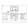 thumbnail image 4 of RoomAndLoft Ventura 42" Wood Bathroom Vanity in White - Quartz Top & 1 Basin, 4 of 4