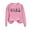 Pink christmas sweatshirt, variant on pimelu Christmas Sweatshirt Clearance Christmas Plus Size Sweatshirt Women Fashion Christmas Tree Print Graphics Sweater Girls Ladies Crewneck Long Sleeve Pullover Tops