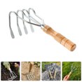 thumbnail image 2 of 2Pcs Claw Rake Handheld Rake Clamming Claw Rake Clam Digger Beach Seafood Tool Clamming Tool, 2 of 8