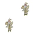 thumbnail image 2 of Inteprter Muñeco de Navidad decorativa de Papá Noel Sombrero rojo Adorno de ambiente Juguete Accesorio de suministro de 11,8 pulgadas Type4 NO4, 2 of 6