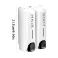 thumbnail image 3 of 350ML Shower and Lotion Dispenser Versatile for Bathroom Washroom (White a head), 3 of 6