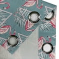 thumbnail image 4 of Ambesonne Grommet Curtain, , 50"x60", Cadet Blue and Pink, 4 of 5