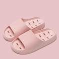 thumbnail image 3 of Xucatan Women's Perforated EVA Shower Slippers, Quick Dry Bathroom Sandals with Non Slip Textured Sole, Anti Odor Washable Lightweight Home Shoes, Breathable Drain Holes Design for Indoor Gift, 3 of 7