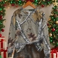 thumbnail image 6 of Women's Oversized Hoodies Camo Hooded Sweatshirts Long Sleeve Jackets with Pocket Maple Leaf Pullover Casual Tops Basic Shirts for Winter, 6 of 7