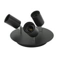 thumbnail image 4 of Ceiling Spotlight Holder 3 Head Rotating Lamp Base Ceiling Lamp Holder E27 Track Light Holder for Kitchen Bedroom 85‑265V, 4 of 14