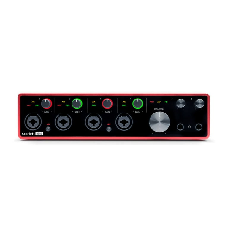 Focusrite Scarlett Studio Recording Music Interface 18i8 3rd Gen