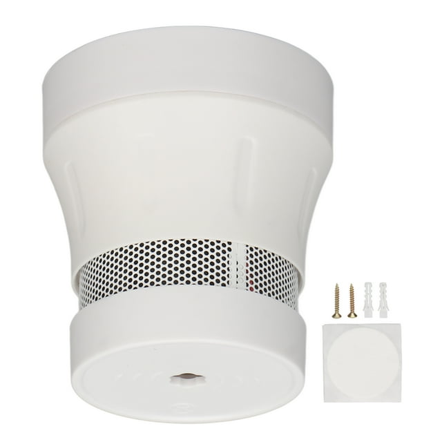 Detector de humo WIFI blanco compatible con la aplicación Tuya Alarma de humo inteligente inalámbrica para el hogar