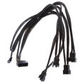 thumbnail image 1 of Ide Molex a 4 x 4 pines Pwm Fan Power Adapter Cable, Molex a Pwm 1x4 Afortunado Sencillez, 1 of 4