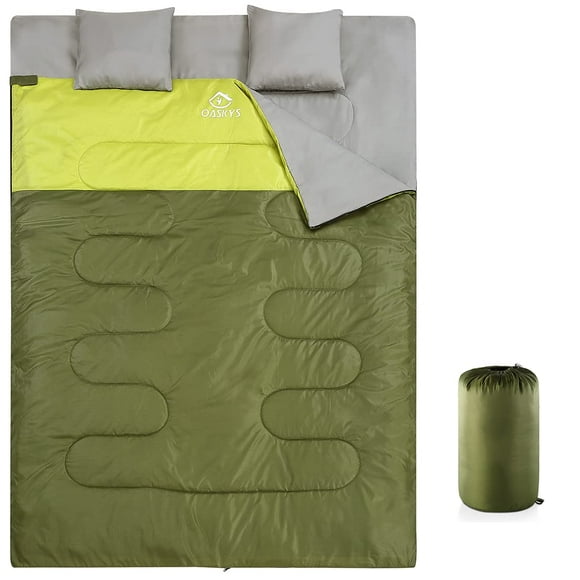 Bolsa de dormir doble Oaskys para adultos tamaño queen XL