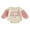 Pink, variant on BemeyourBBs Auntie's Bestie Outfits Baby Girl Bubble Romper Long Sleeve Letter Embroidery Waffle Bodysuit Little Girl Infant Spring Fall Winter Clothes