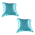 thumbnail image 2 of Amzcrzy Home Textiles, Pillow Case, Pillowcase, Throw Covers, Simulated Silk Pillowcase For Hair And - Simulated Silk Pillowcase 2 SetsWith, Simulated silk pillowcase, 2 of 6
