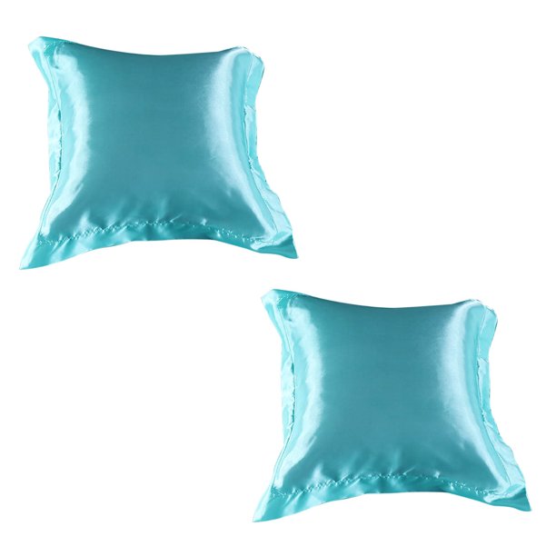 Funda de almohada de seda sintética para cabello y - Juego de 2 fundas de almohada de seda sintética