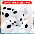 thumbnail image 3 of Juego de dados Aoriher, inflables gigantes, 30 cm, PVC, paquete de 2, 3 of 7